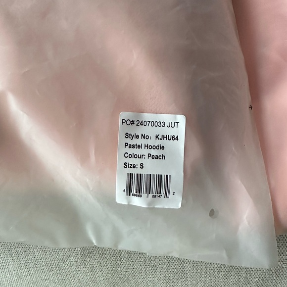 NWT Comfrt Peach Hoodie & Joggers set size Small (discontinued color) - Picture 3 of 7